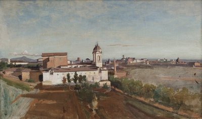 Trinità dei Monti by Jean Baptiste Camille Corot